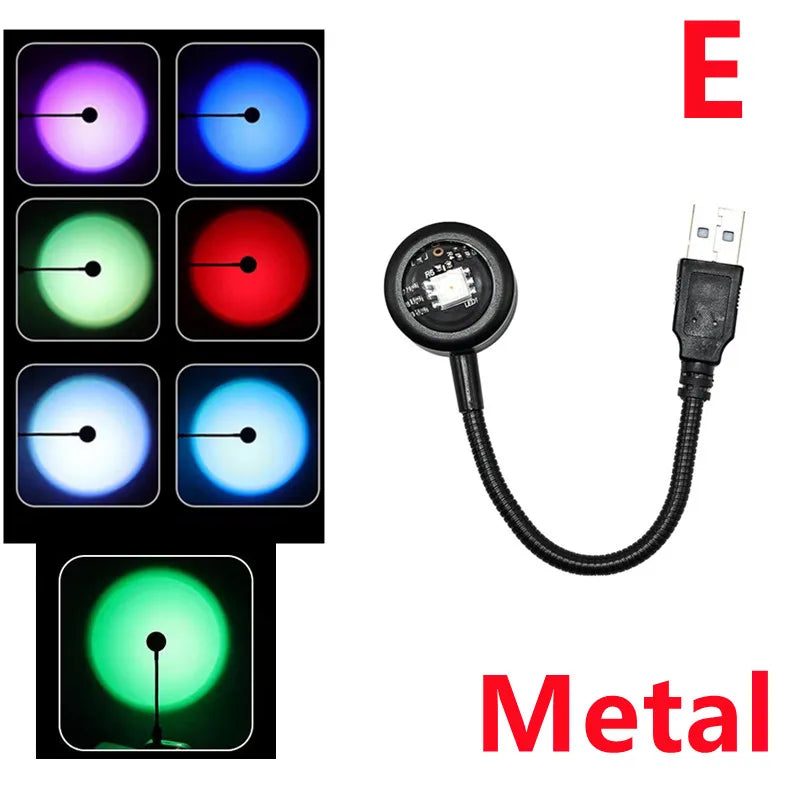 Colorful LED Night Light - Ambient Lighting for Home
