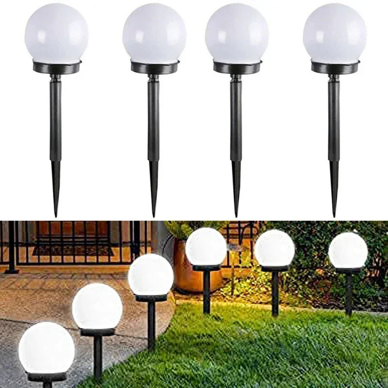 Solar Powered LED Garden Lamp - Energy Efficient and Weather Resistant for Outdoor Lighting