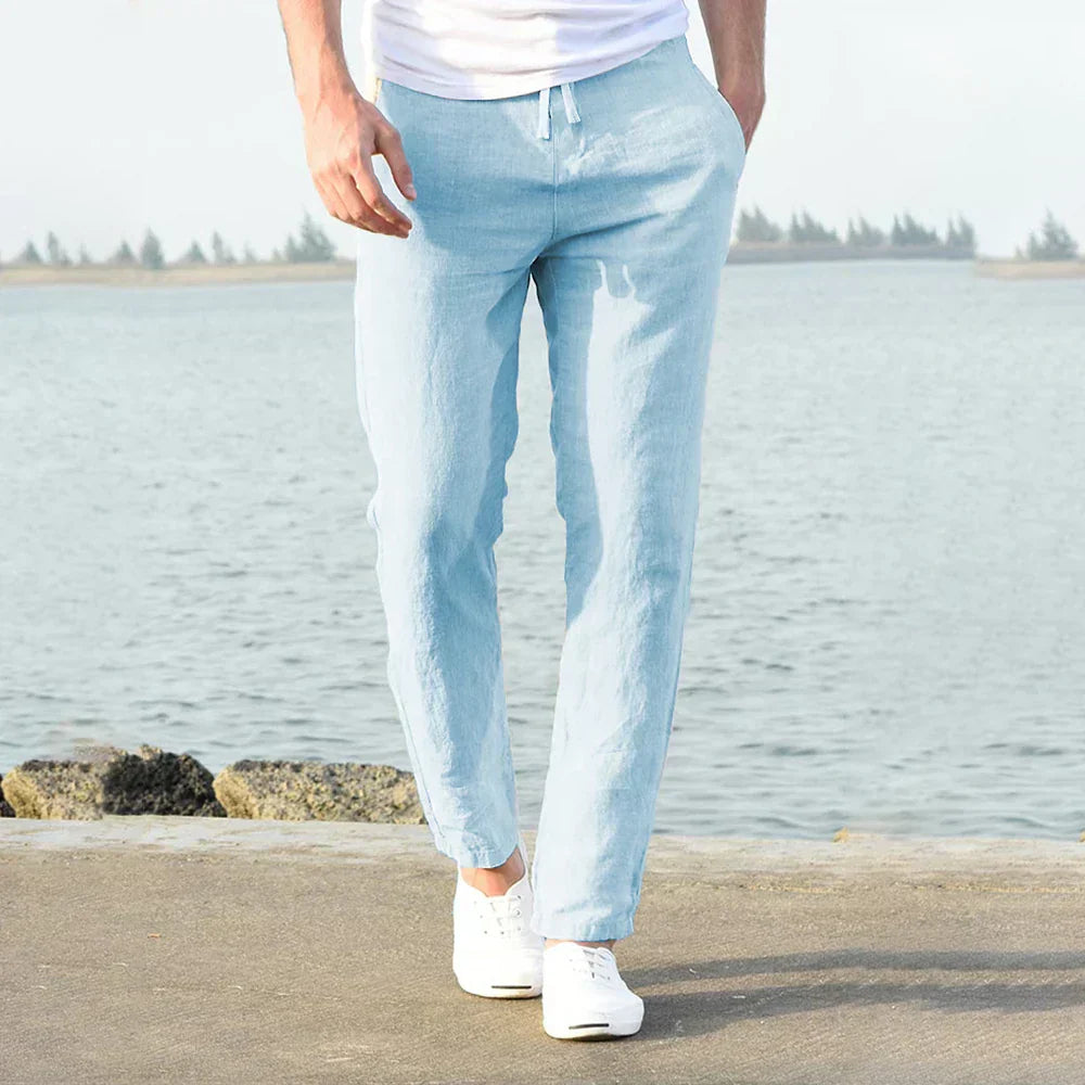 Summer Comfort Linen Pants for Men – Stylish and Breathable