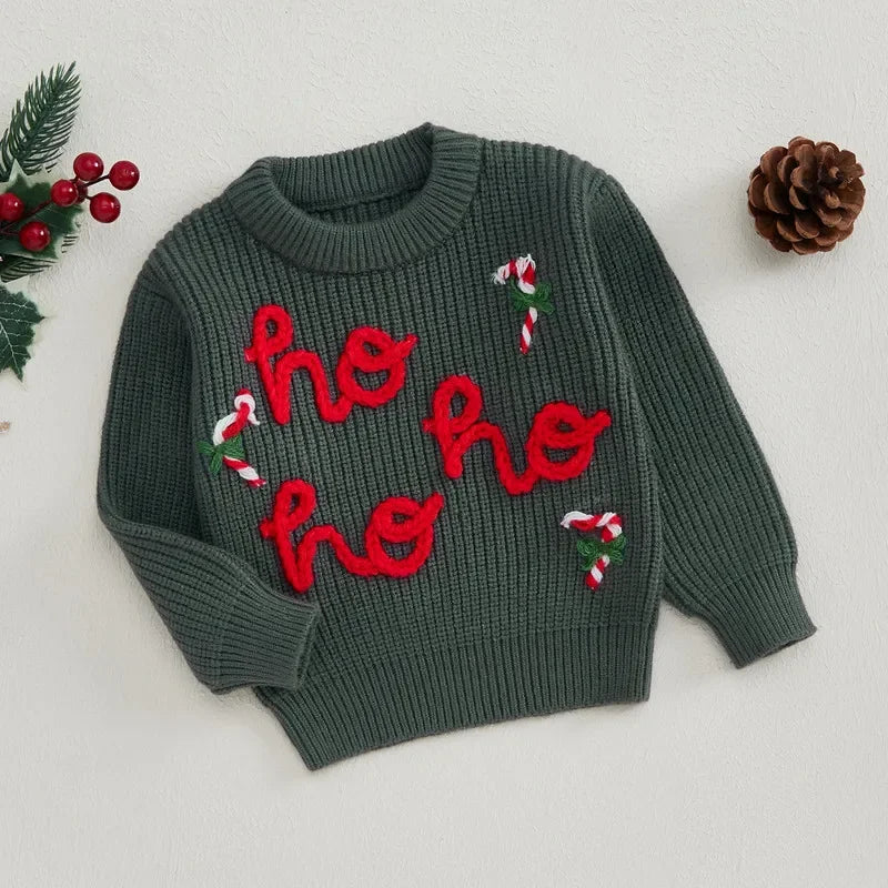 Ho Ho Ho Sweater for Kids - Festive Warmth