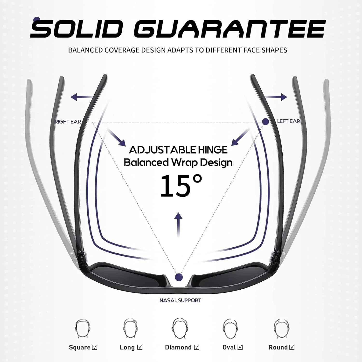 AquaShield Polarized Sunglasses 3-Pack – Protected and Stylish