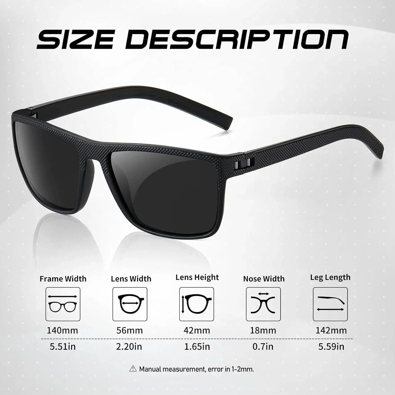 AquaShield Polarized Sunglasses 3-Pack – Protected and Stylish