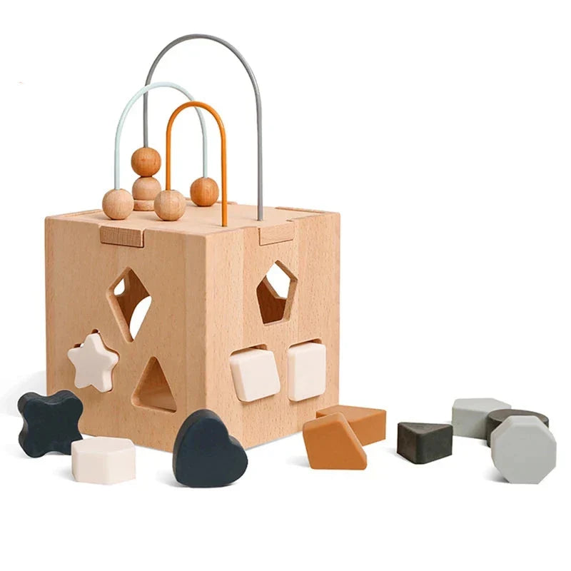 Educational Wooden Play Box – For Learning and Fun