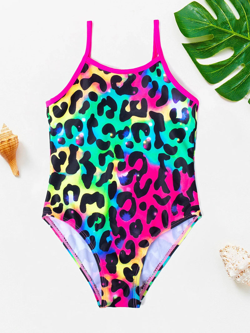 Girls' Swim Outfit with Mermaid and Unicorn Designs – Perfect for Children Aged 4-8 Years