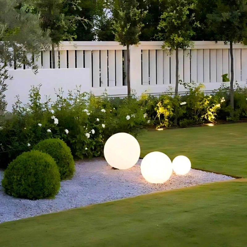 Spherical Garden Lamp with Colour Light – LED Ball Lamp for Indoor and Outdoor Use