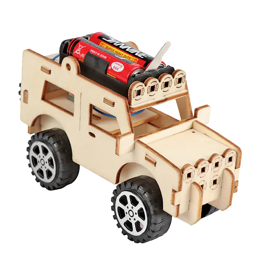 Educational Wooden DIY Boat – Build Your Own Electric Toy Boat