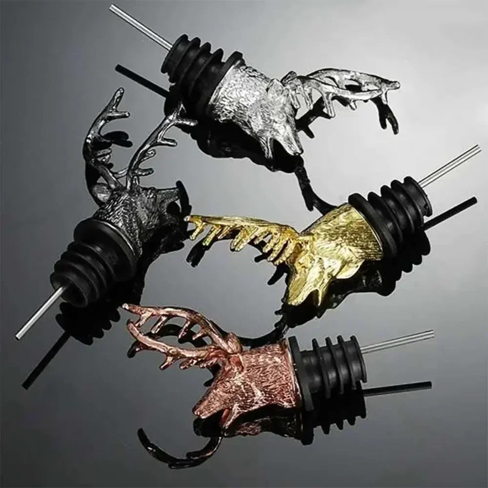 Deer Head Wine Pourer - Elegant and Functional