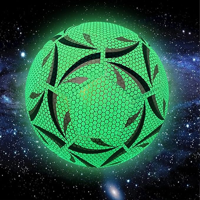GlowKick Soccer Ball - Reflective & Durable