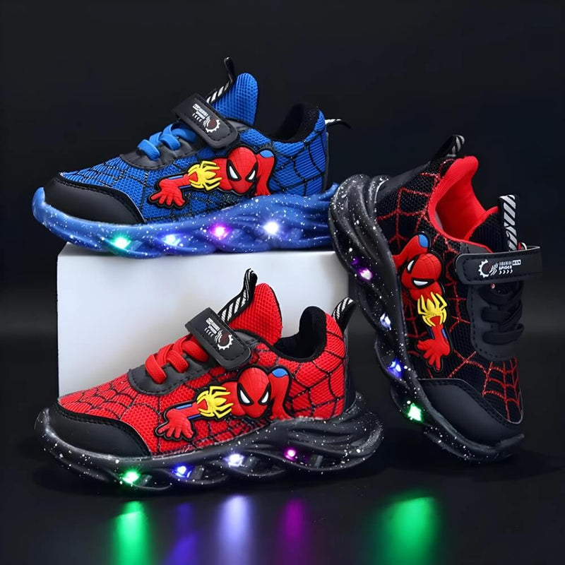 Superhero LED Sneaker - Tough Shoes with Lights for Kids