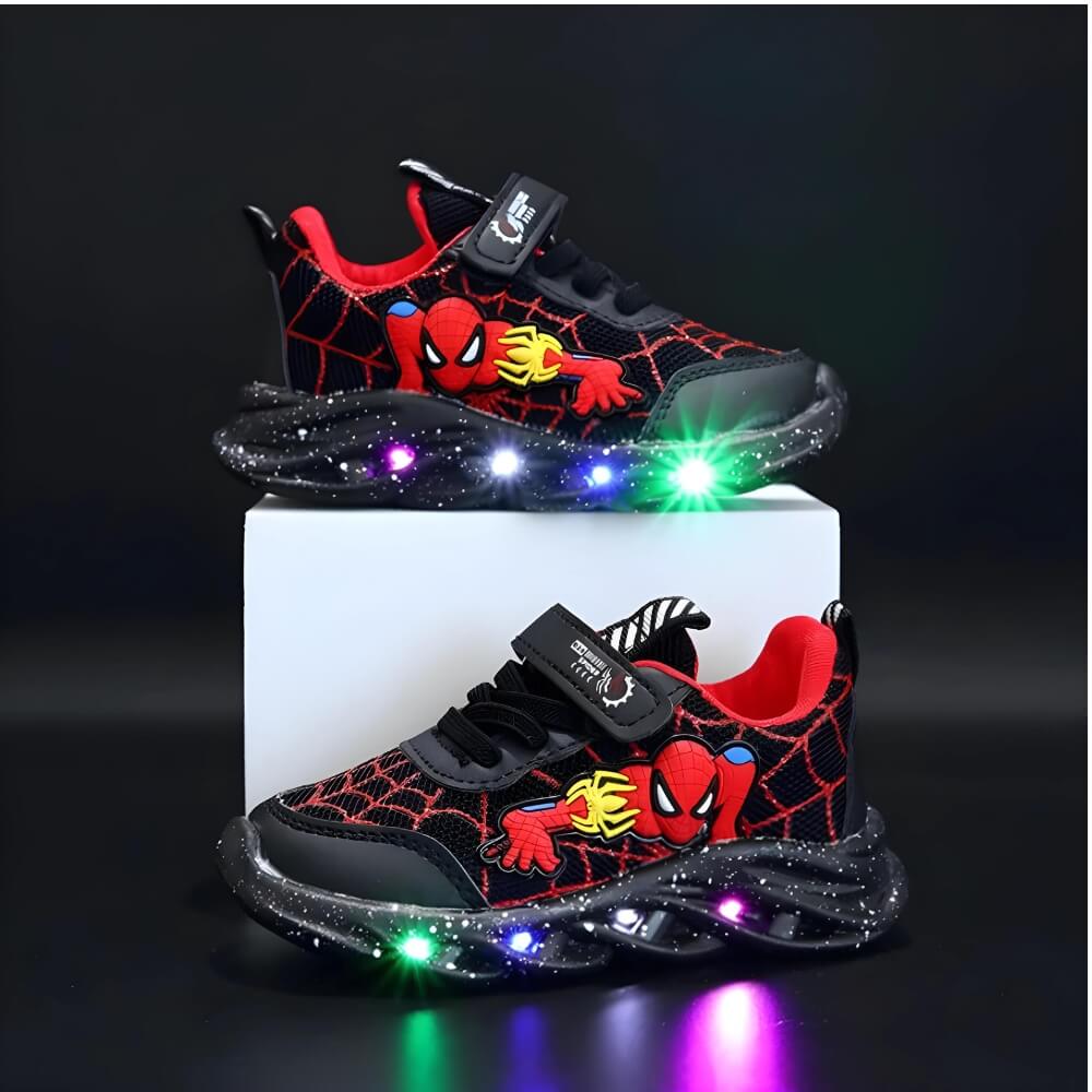 Superhero LED Sneaker - Tough Shoes with Lights for Kids