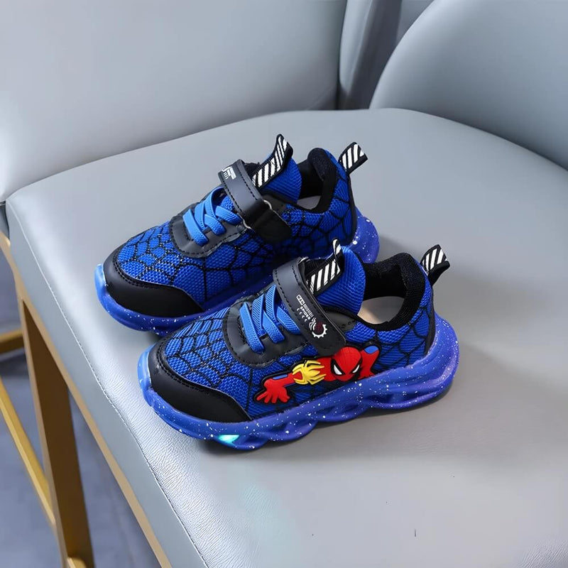 Superhero LED Sneaker - Tough Shoes with Lights for Kids