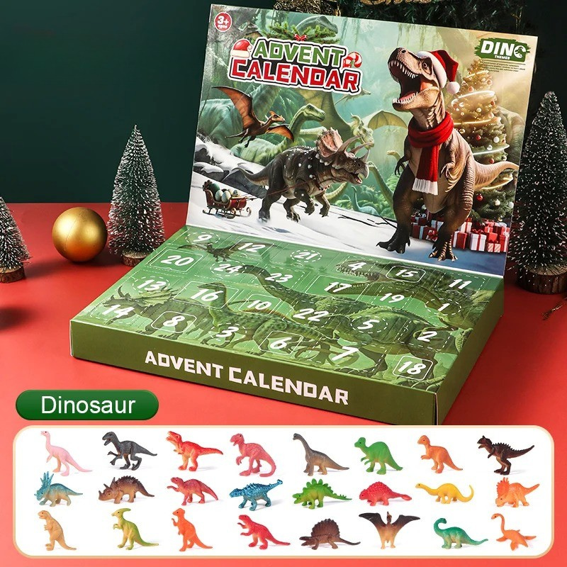 DinoDiscovery Advent Calendar – 24 Figurines for Festive Play