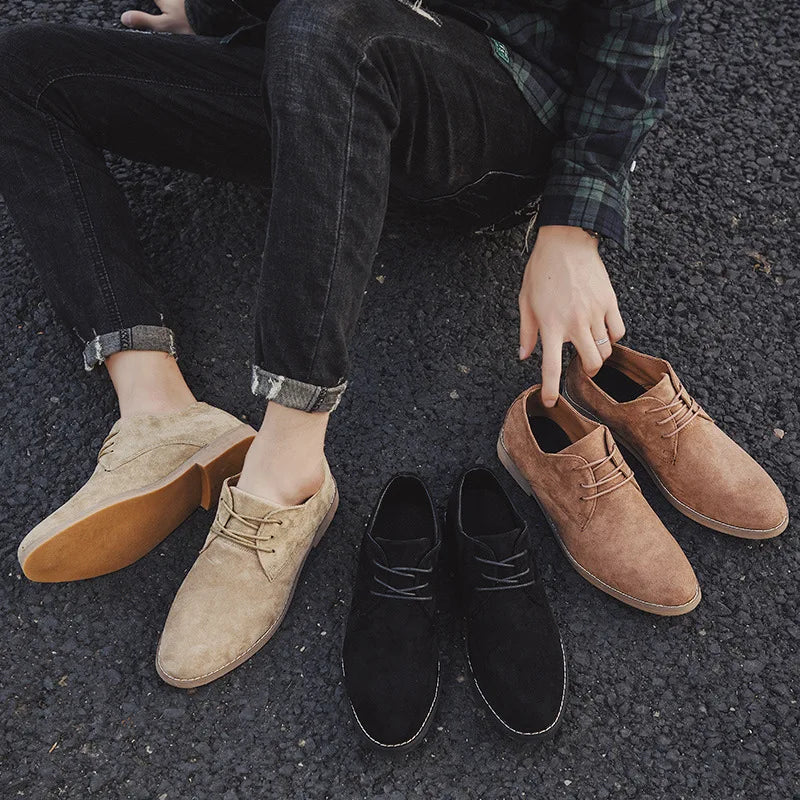 Timeless Suede Oxford Shoes – A Blend of Comfort and Sophistication for Men
