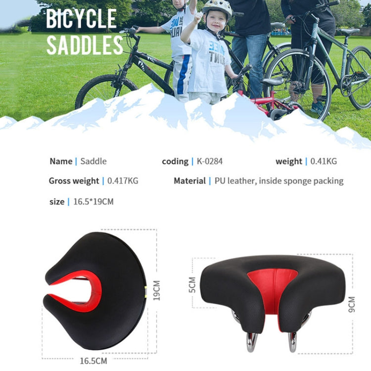 ErgoComfort Bike Saddle – Pressure Relief Riding Seat