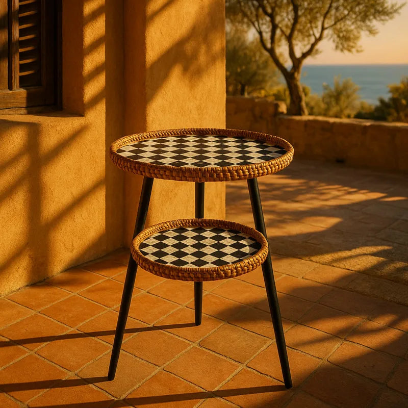Mosaic Side Table – Functional and Artistic