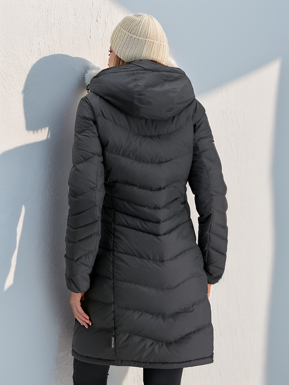Eva Long Padded Coat – Warm, Lightweight, and Water-Repellent