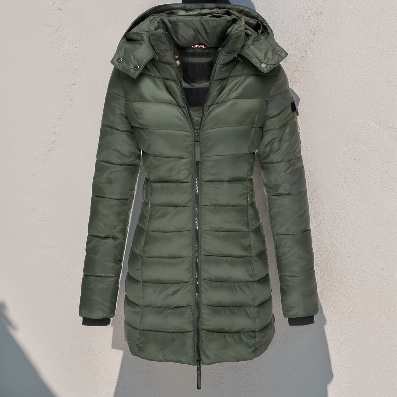 Eva Long Padded Coat – Warm, Lightweight, and Water-Repellent
