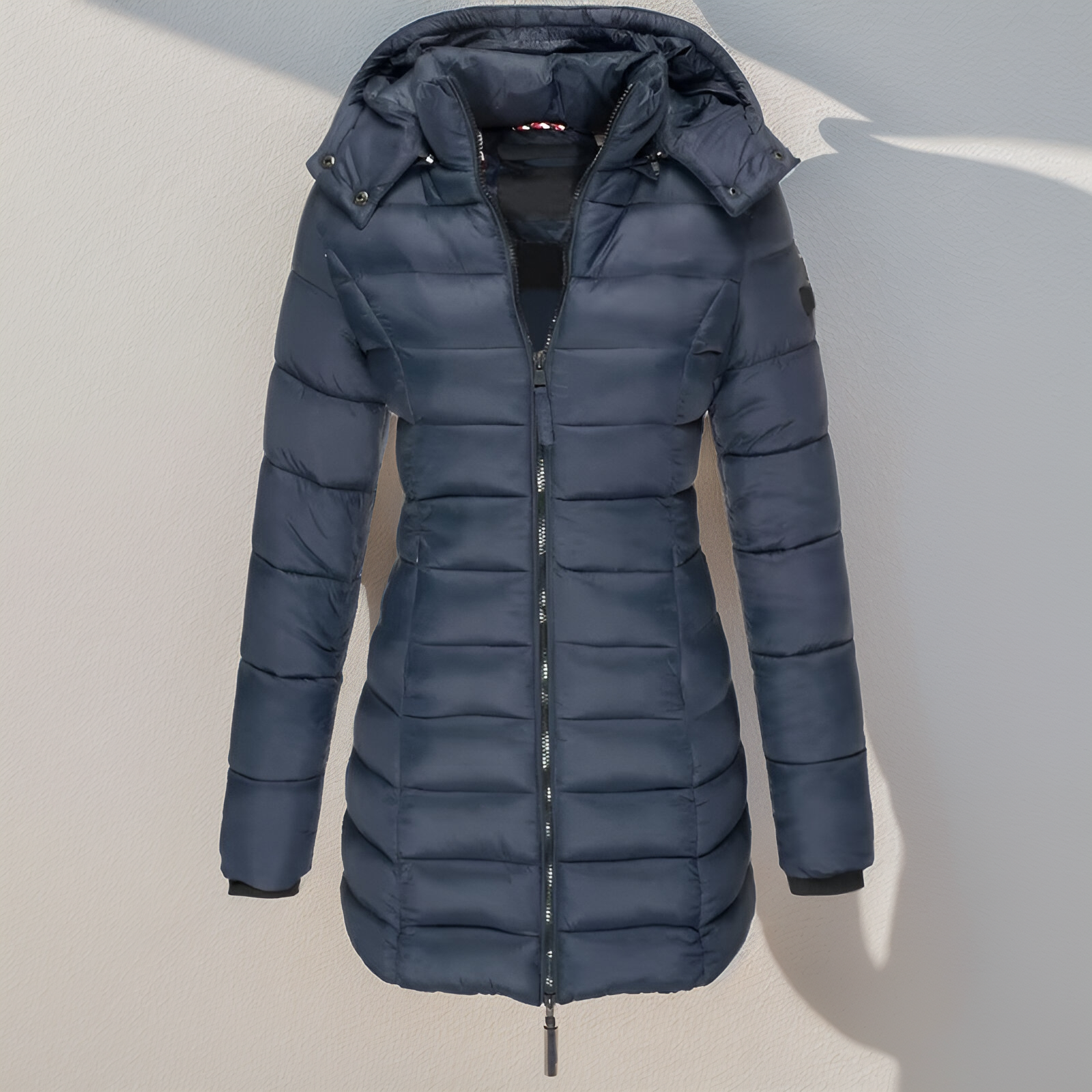 Eva Long Padded Coat – Warm, Lightweight, and Water-Repellent