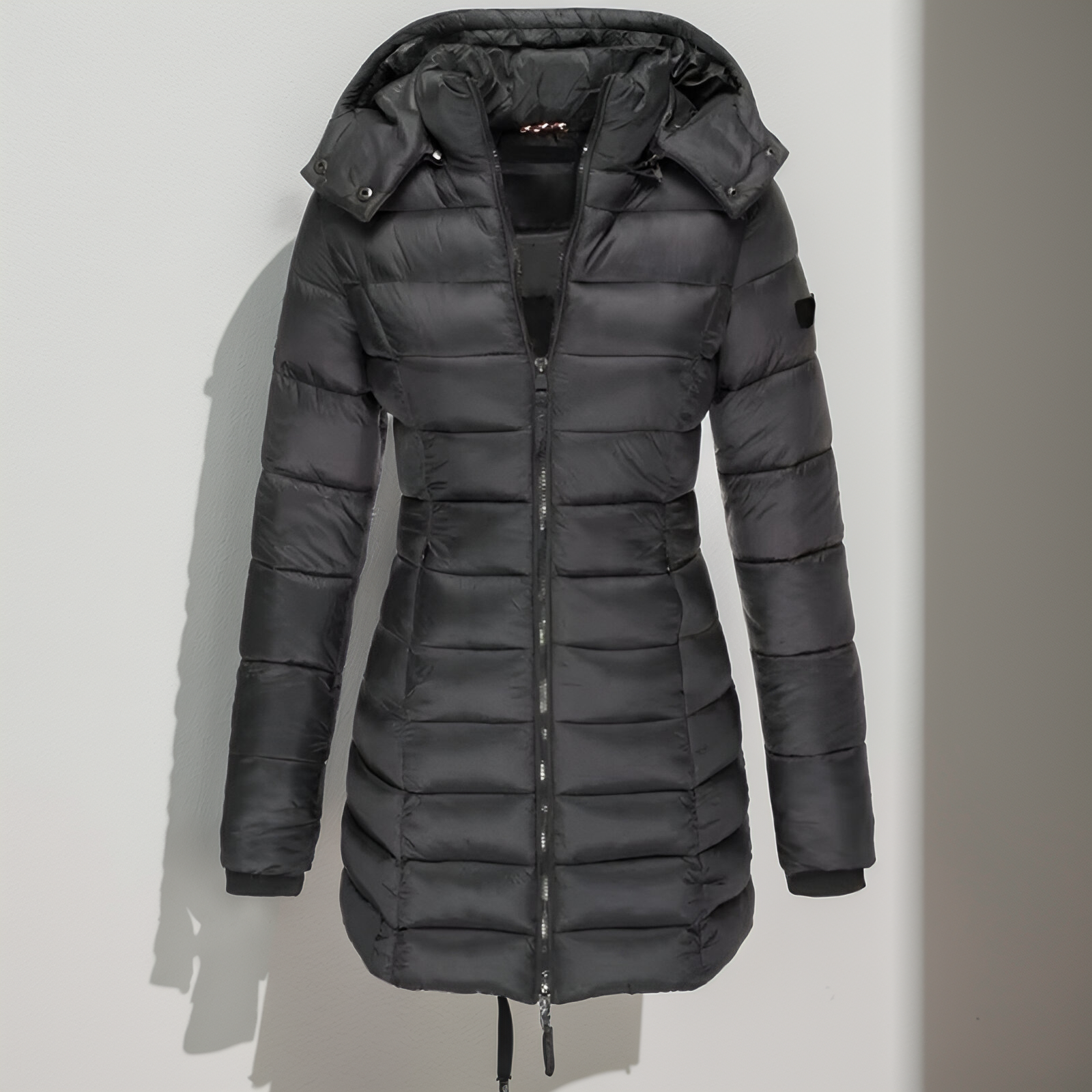 Eva Long Padded Coat – Warm, Lightweight, and Water-Repellent