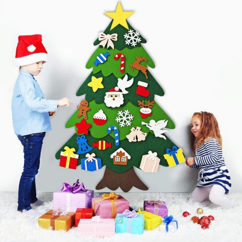 Felt Christmas Tree for Kids - Creative and Reusable