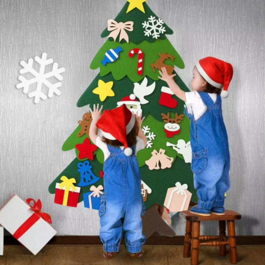 Felt Christmas Tree for Kids - Creative and Reusable