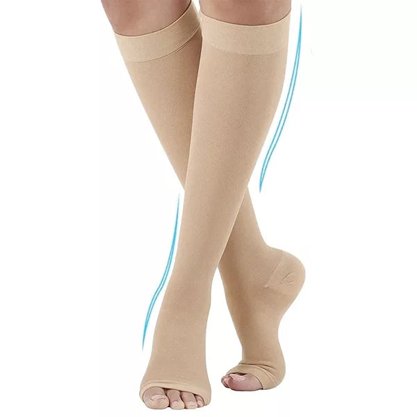 ComfortFit Open Toe Diabetic Compression Socks – Enhanced Freedom and Comfort