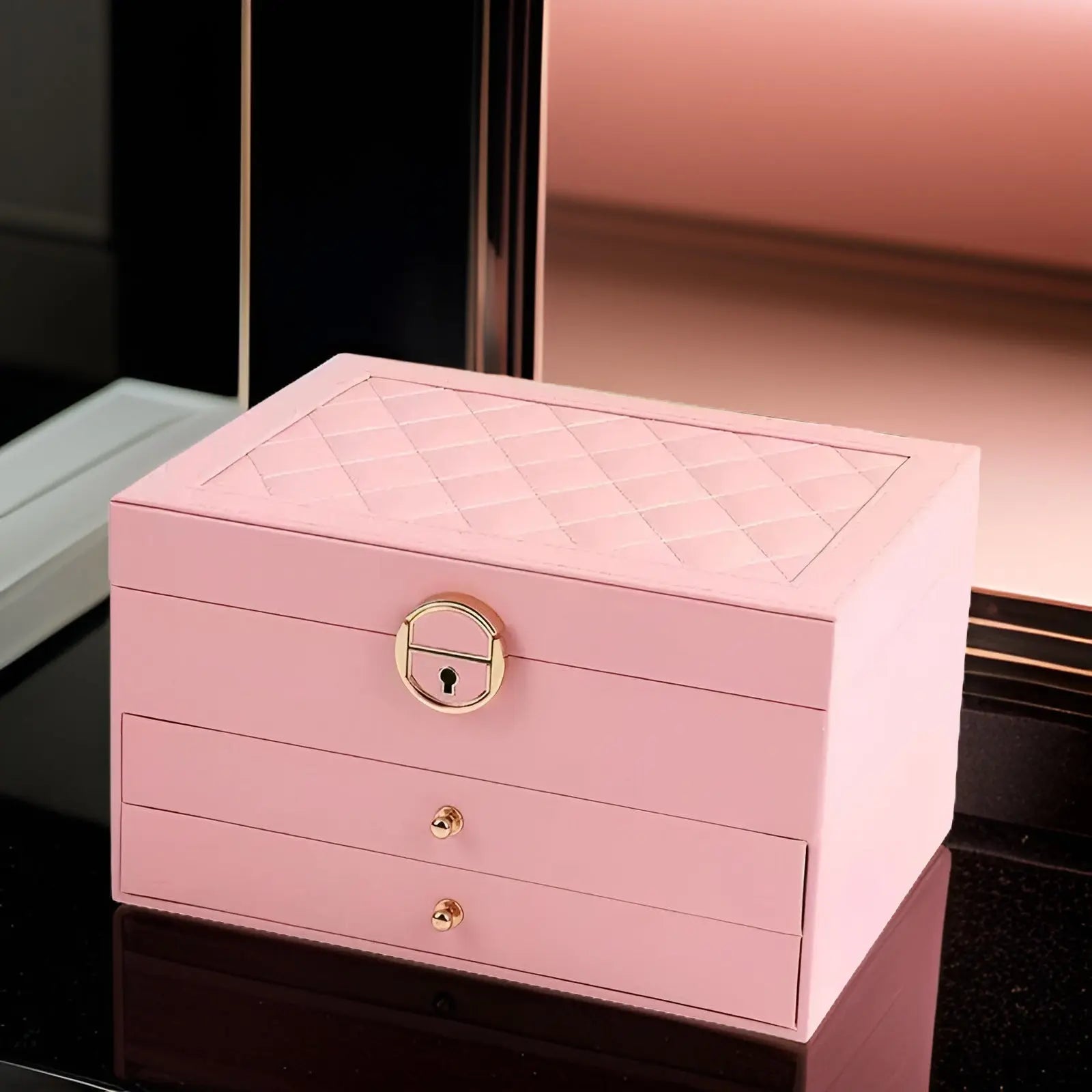 Luxury Multi-Layer Jewellery Box – Stylish & Durable Organiser