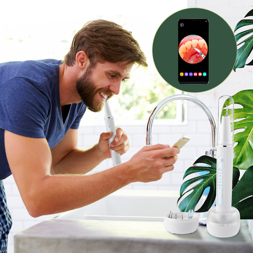 Ultrasound Tooth Cleaner with Camera – Thorough Cleaning for Healthy Teeth