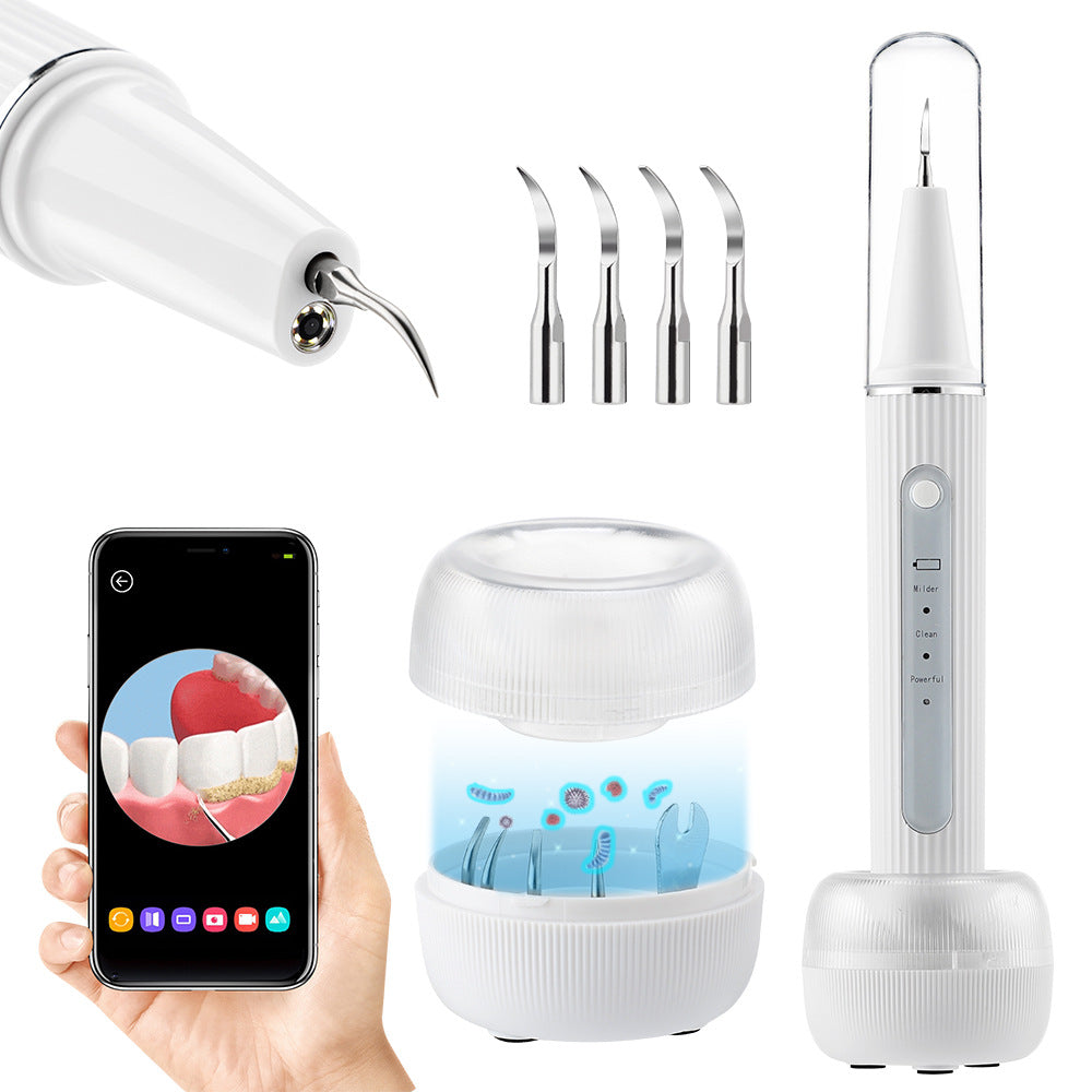 Ultrasound Tooth Cleaner with Camera – Thorough Cleaning for Healthy Teeth