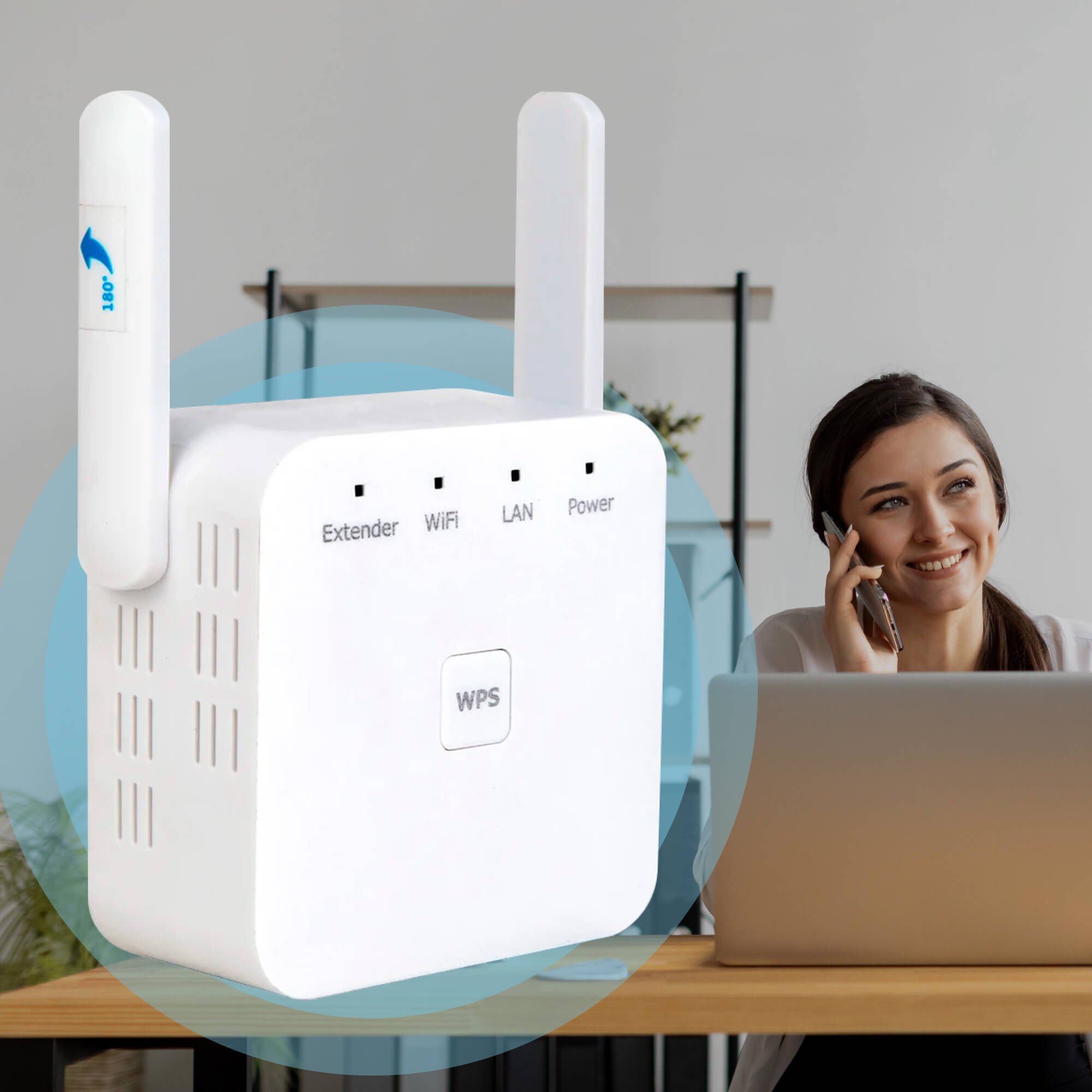 SpeedWave WiFi Extender – Superfast Internet in Every Room