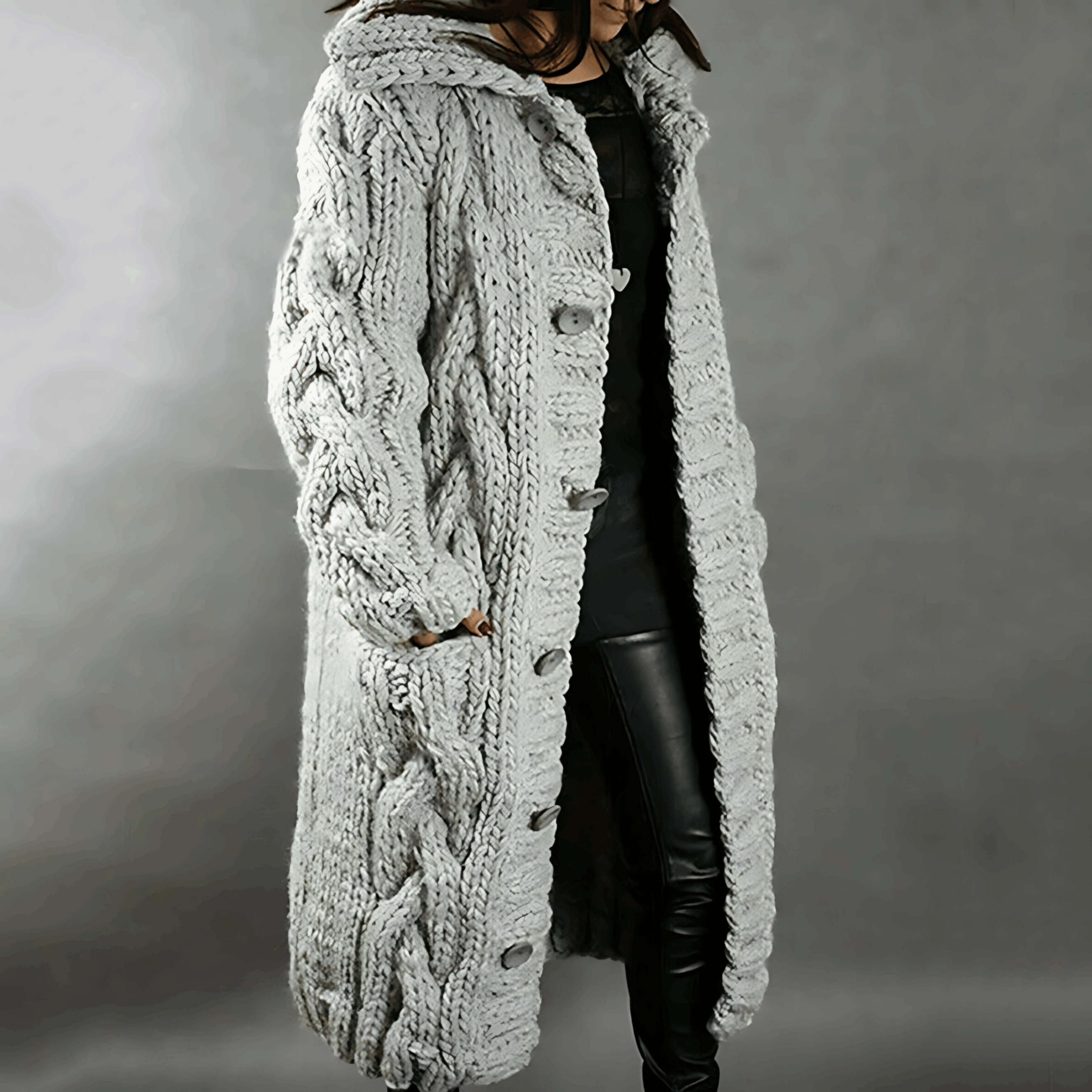 Cozy Knitted Jacket - Perfect for Cold Days