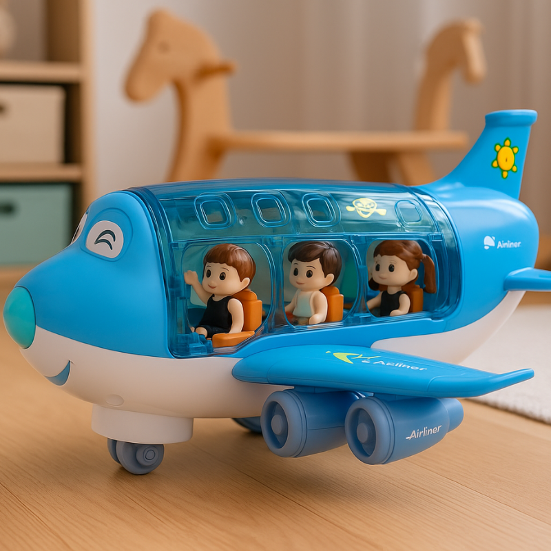 SkyWhirl Activity Plane – Light & Music Interactive Toy