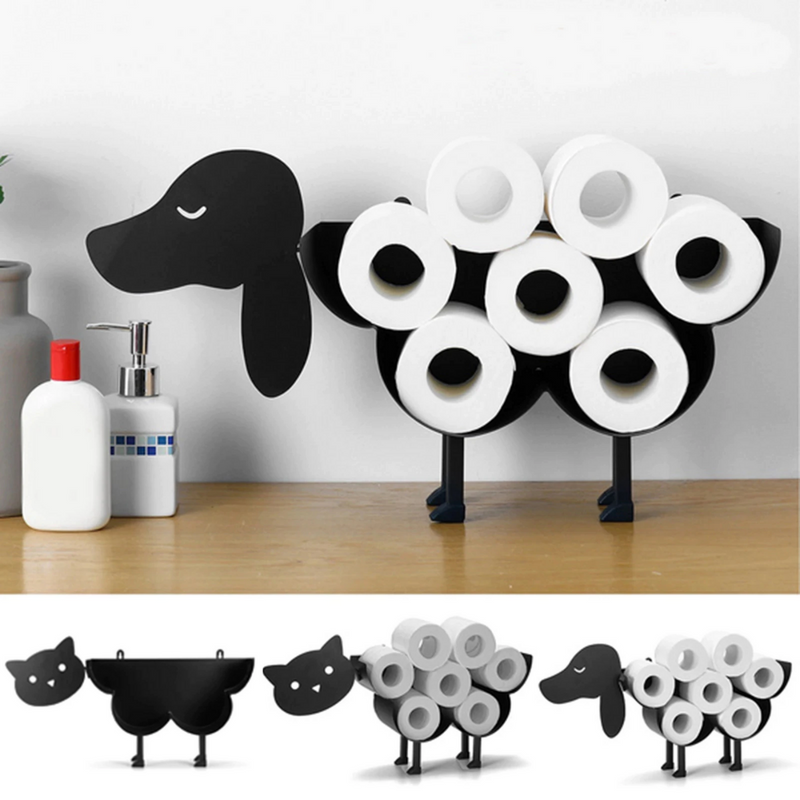 Animal Toilet Paper Holder - Fun and Practical for Your Bathroom
