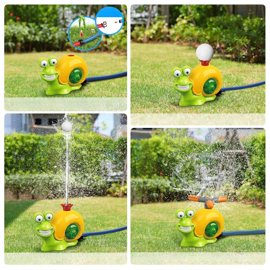 Water Fun Snail Baseball Set - Sporty Play and Splashes