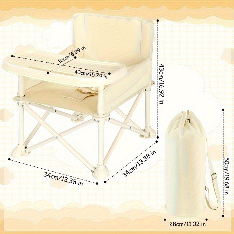 Portable Folding Baby High Chair – Lightweight & Compact Design