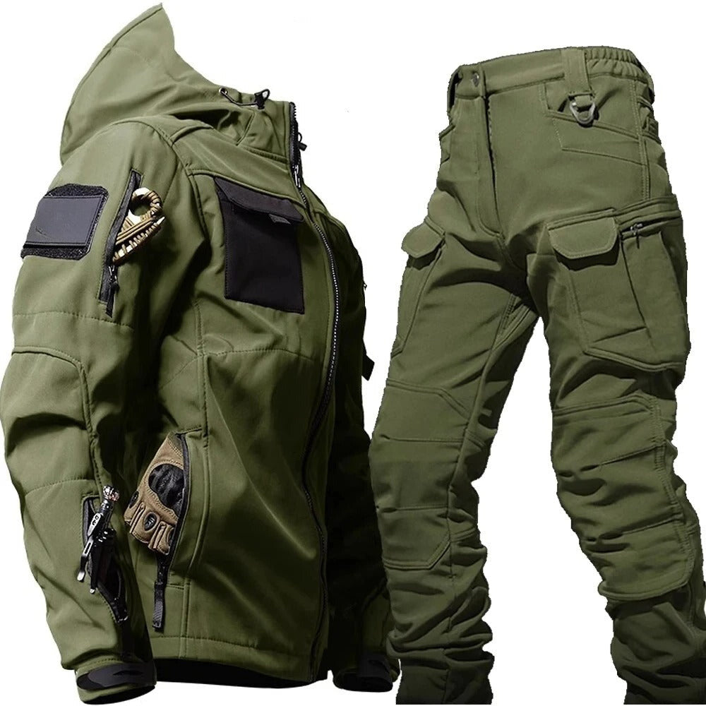Outdoor Cargo Set for Men – Waterproof Jacket and Trousers for Adventure
