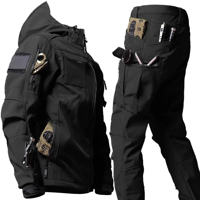 Outdoor Cargo Set for Men – Waterproof Jacket and Trousers for Adventure