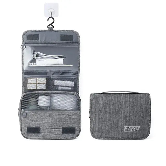 CompactCare Toiletry Bag – Foldable, Water-Resistant, and Practical for Travel