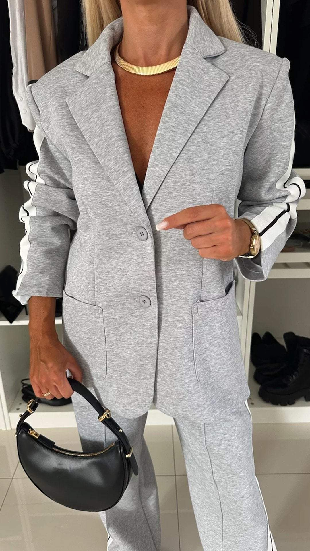 Urban Luxe Women's Suit - Sporty and Chic in One
