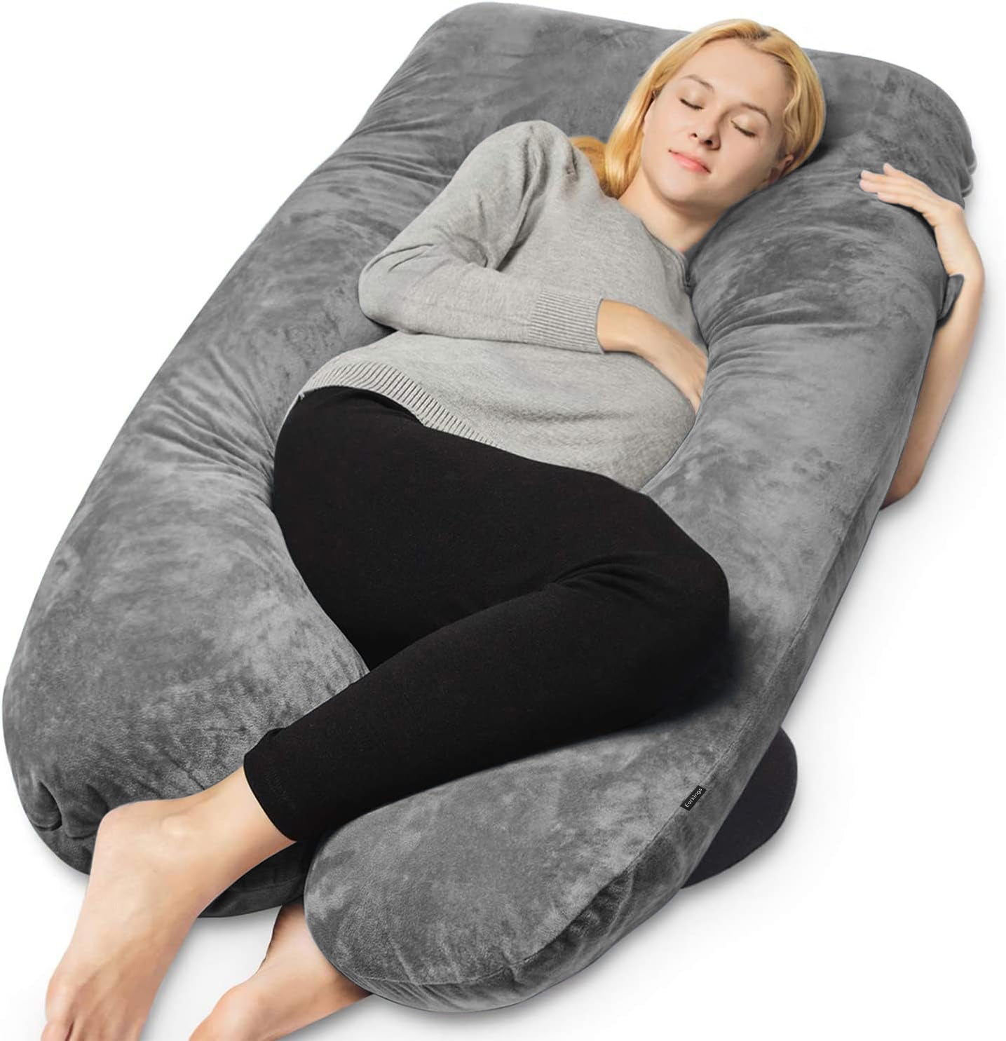 ComfortNest Pregnancy & Side Sleeping Pillow – Enhanced Support for Moms and Babies