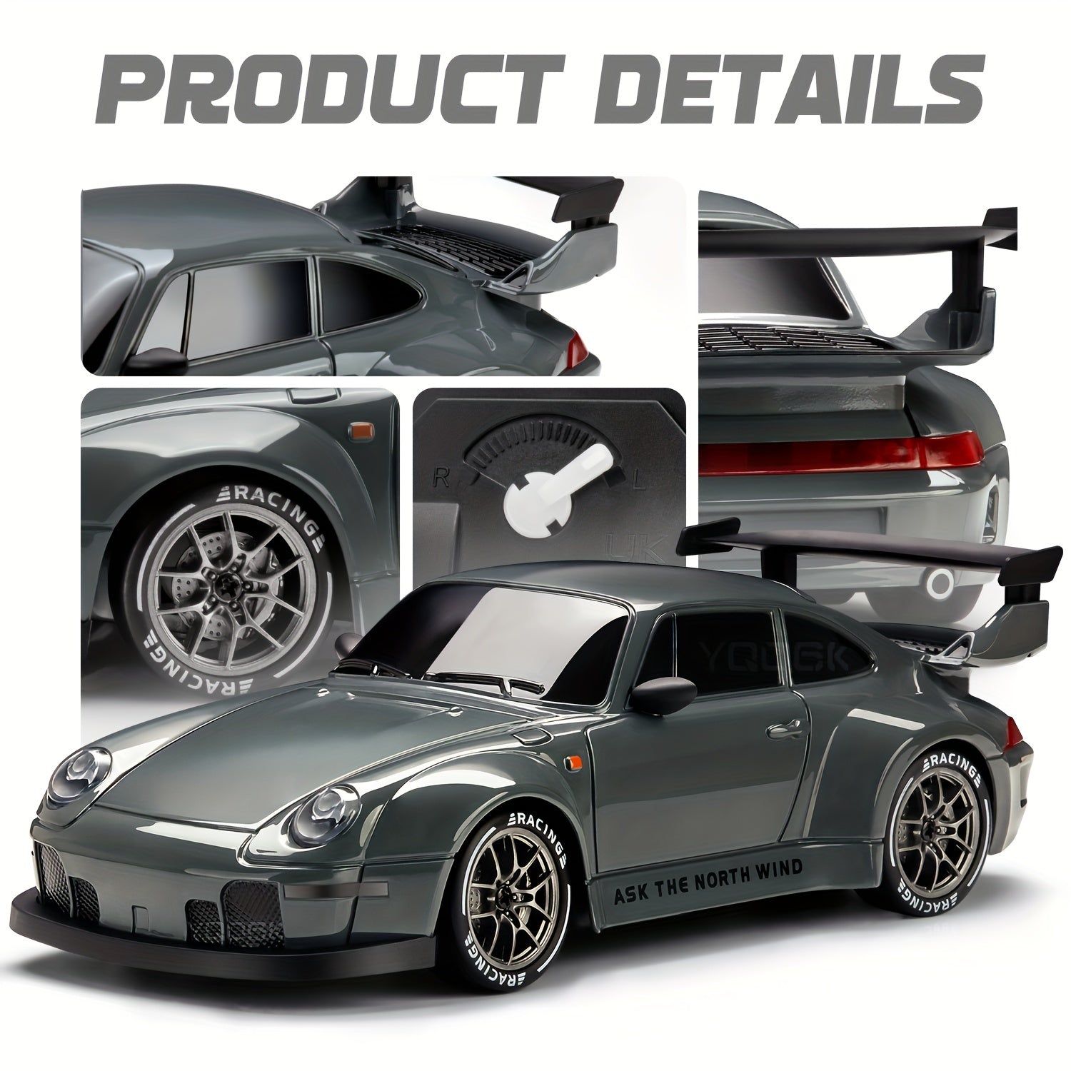 Ultimate Drift Racer 1:24 - RC Car with Illuminated Wheels
