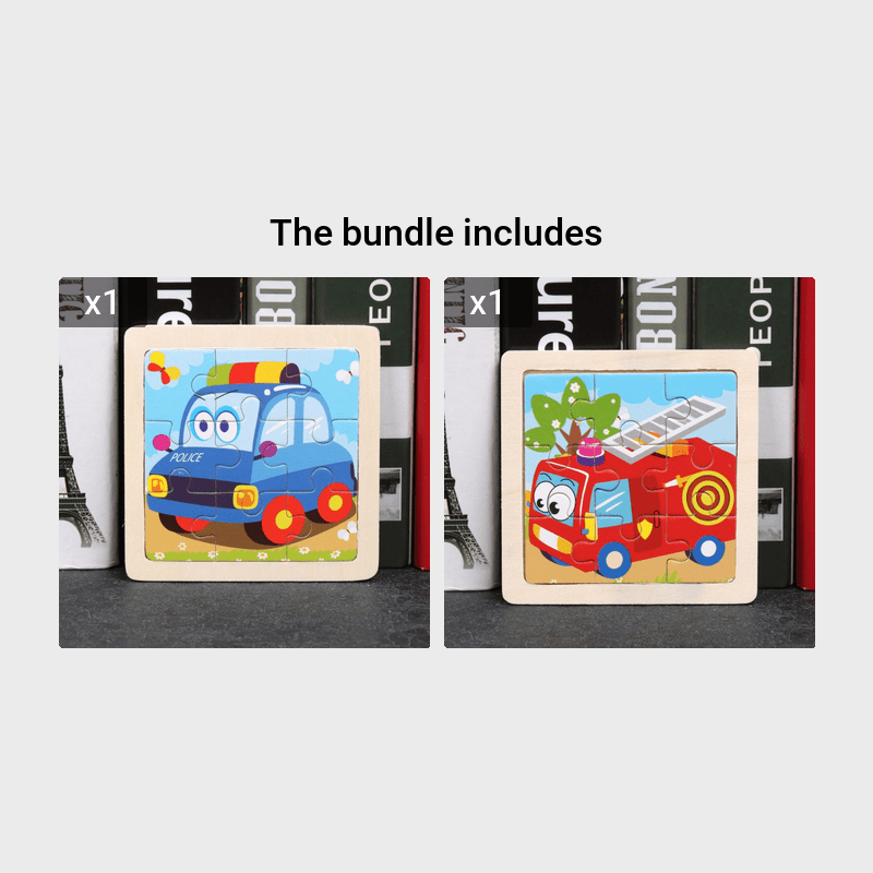 Educational Wooden Puzzle – For Young Explorers