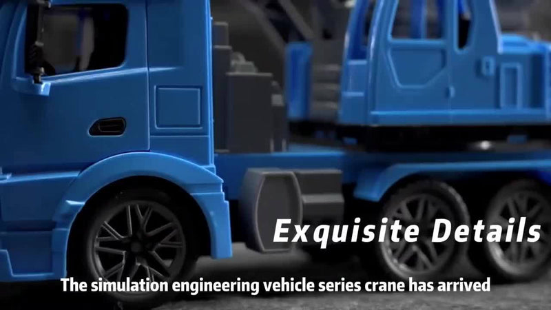 Powerful Crane Truck - Playful Fun with Sound and Light