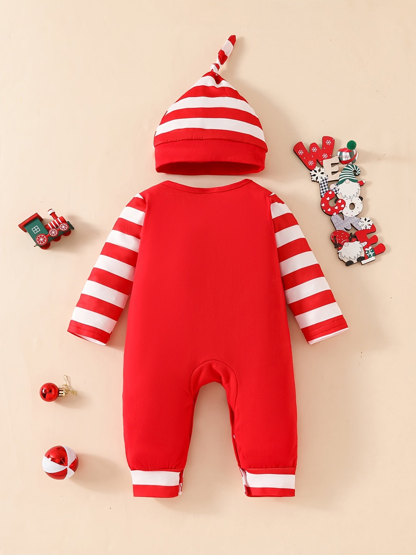 Cute Christmas Romper Set - For Baby's First Christmas Memories