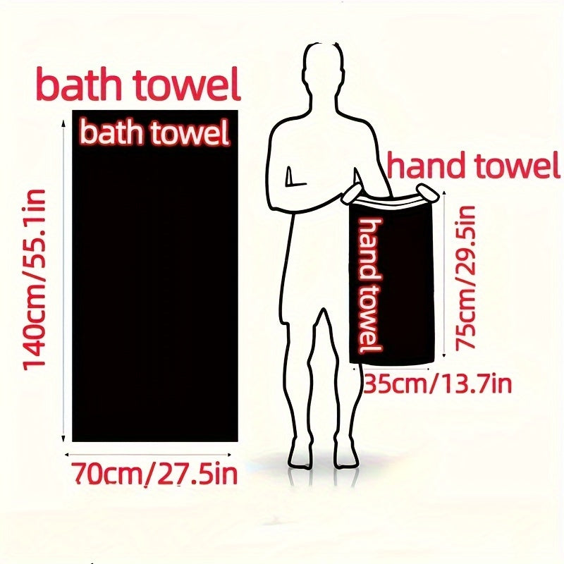 Soft Coral Velvet Towel Set – Absorbent and Quick-Drying
