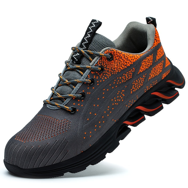 FlexGuard Men’s Work & Sport Shoes – Breathable & Anti-Slip