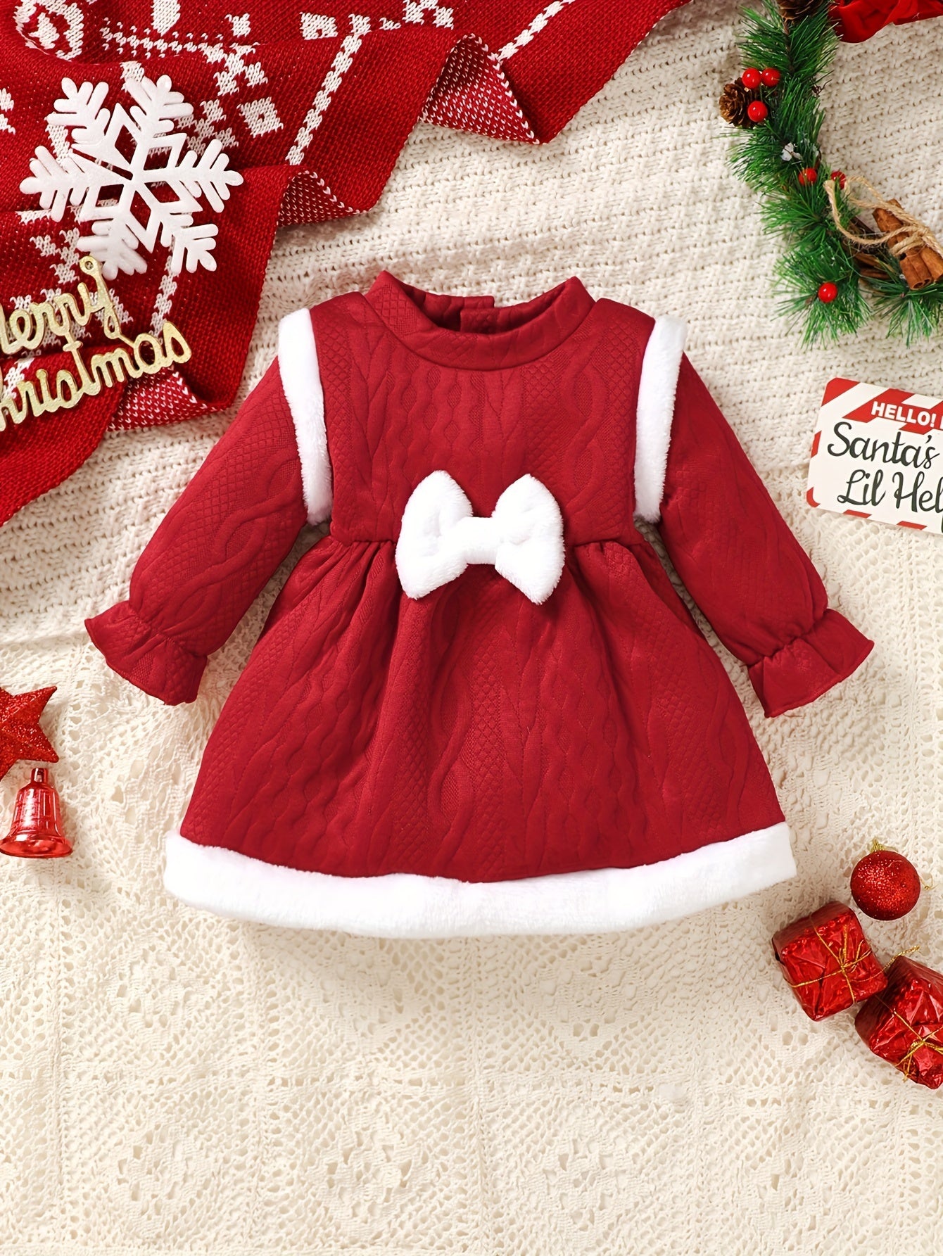 Christmas Dress for Babies - For Festive Coziness