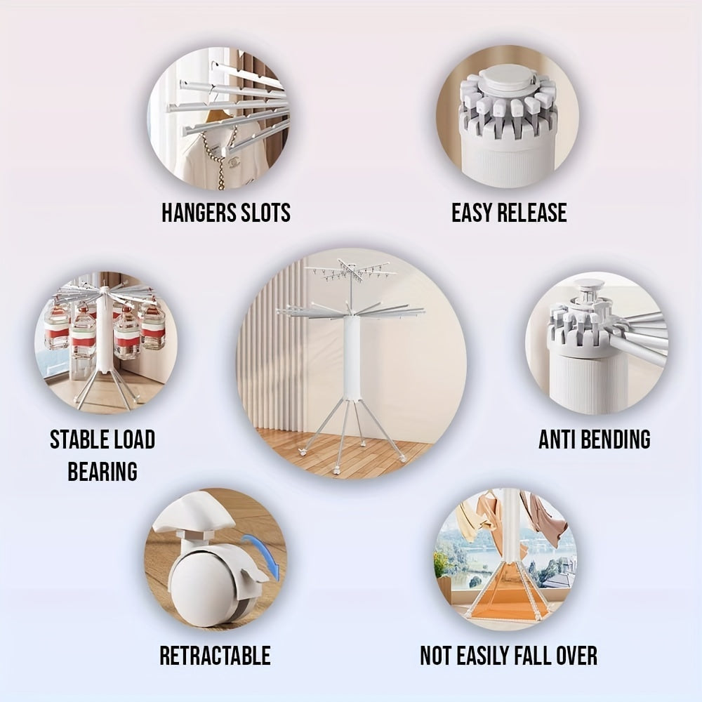 Cylindrical Octopus Drying Rack – Portable and Expandable