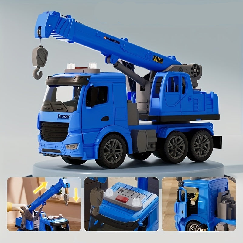 Powerful Crane Truck - Playful Fun with Sound and Light
