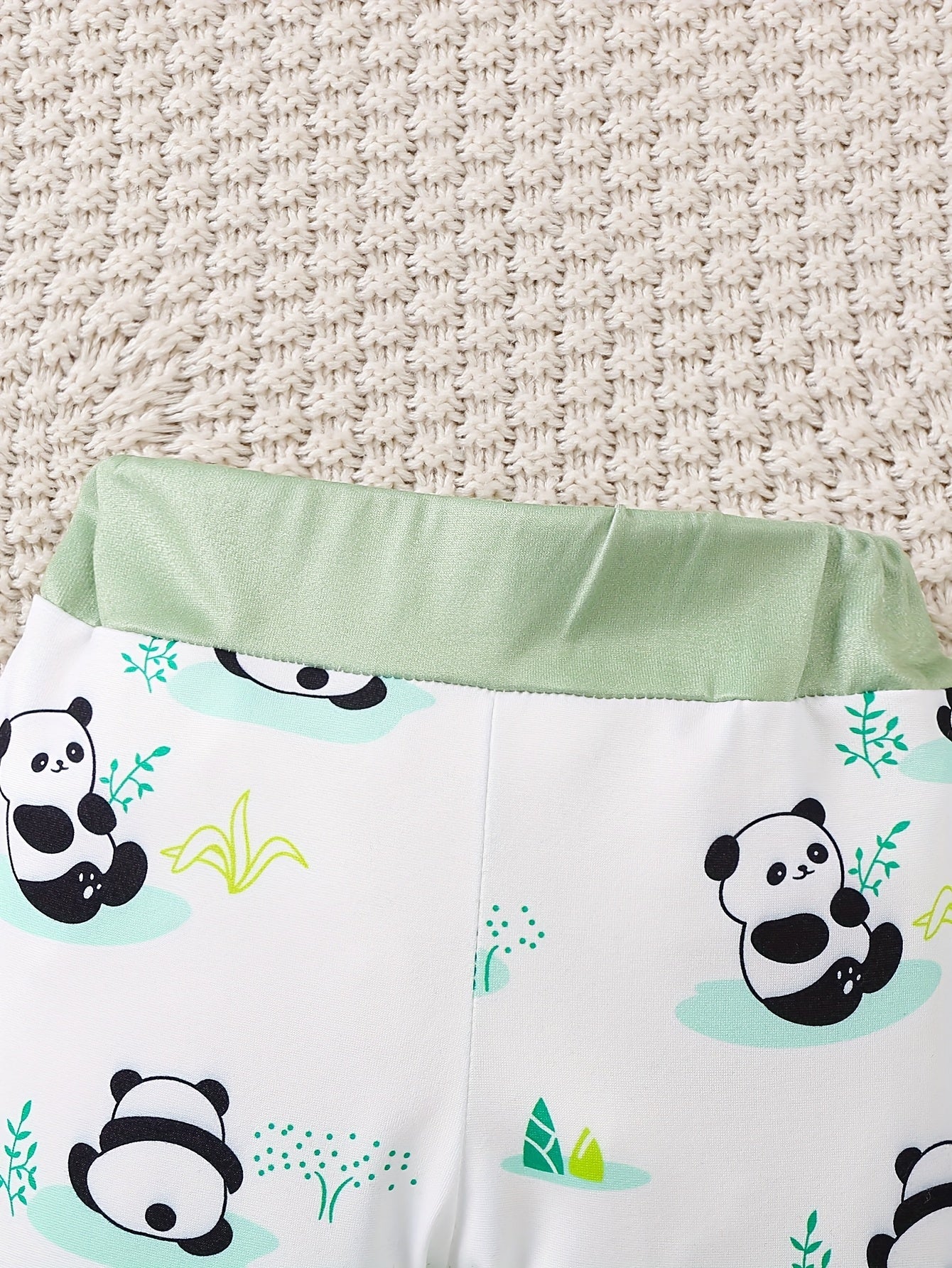 Baby Panda Set – Romper, Pants, and Hat for Outdoor Adventures